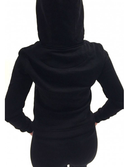 Cali Skull Hoodie BlackNWhite by BSAT