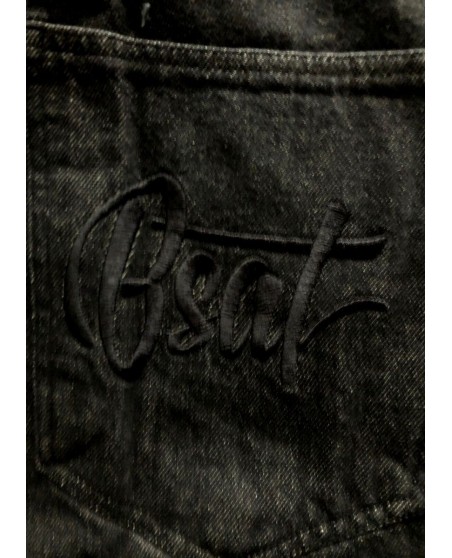 Plain Rbls Untd JeansBlackNGold