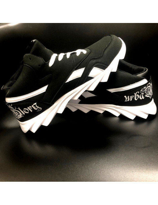 Urban Glory Race Sneakers BlackNWhite