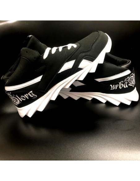 Urban Glory Race Sneakers BlackNWhite