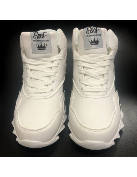 Skull Race Sneakers WhiteNBlack by BSAT