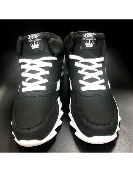 Urban Glory Race Sneakers BlackNWhite