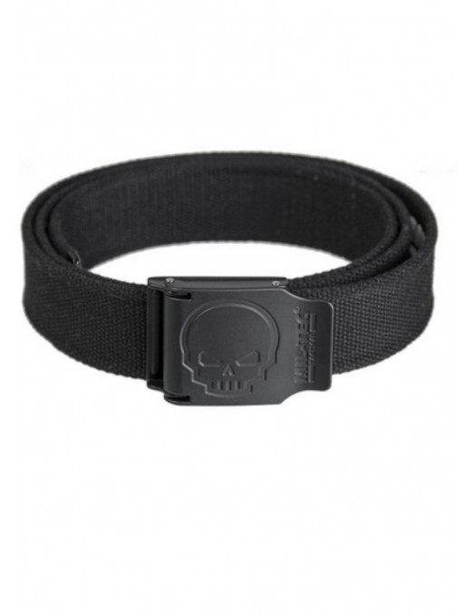 Skull Cotton Belt Black by Tech Wear