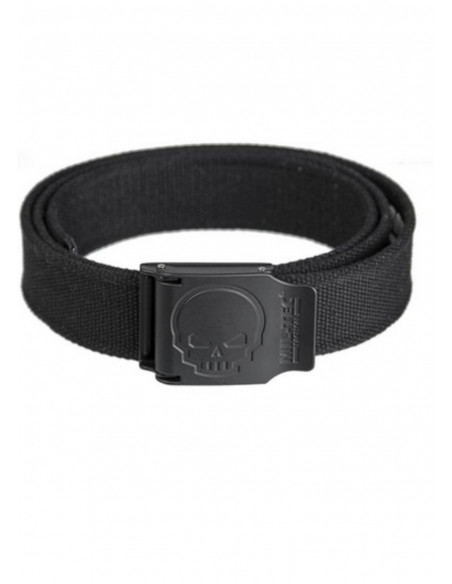 Skull Cotton Belt Black by Tech Wear