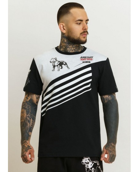 Family Breed T-Shirt BlackNWhite by Amstaff