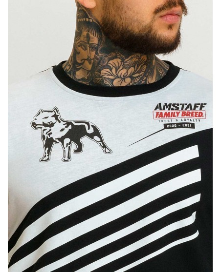 Family Breed T-Shirt BlackNWhite by Amstaff