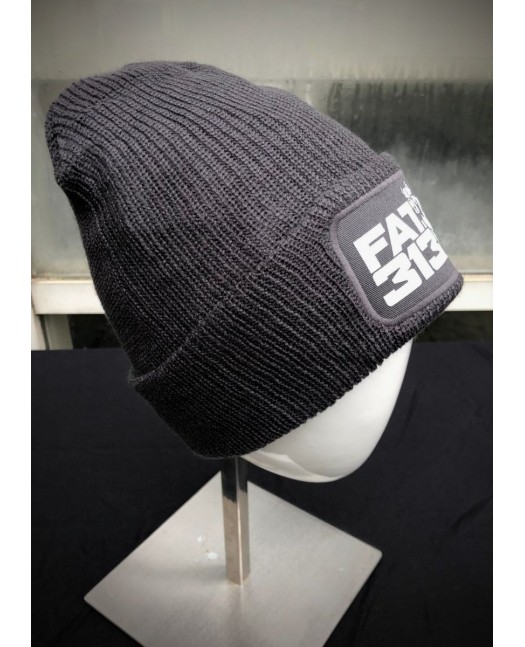 FAT313 Logo Beanie Grey