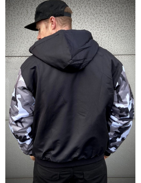 BSAT Bronx Winter Jacket BlackNCamo Vol.2