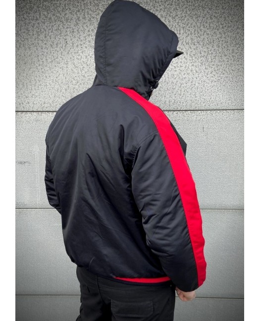 Bronx Winter Jacket BlackNRed by BSAT