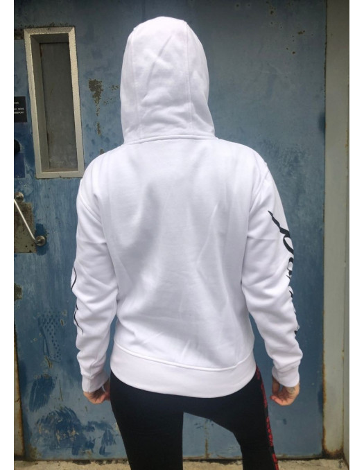 Camo Dog Hoodie White by Pitbos