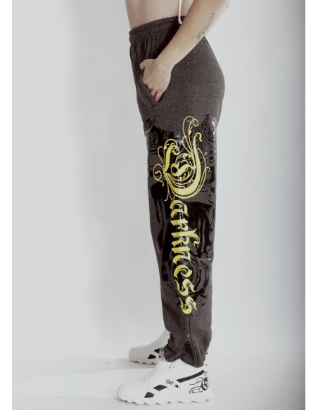 BSAT Darkness Graffitti Sweatpants Charcoal Grey
