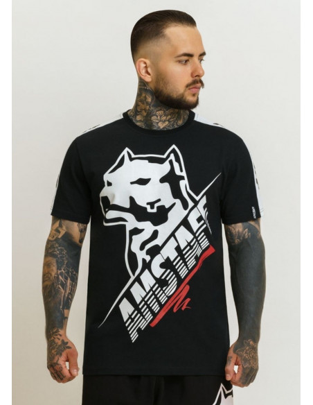 Logo Dog T-Shirt Black by Amstaff