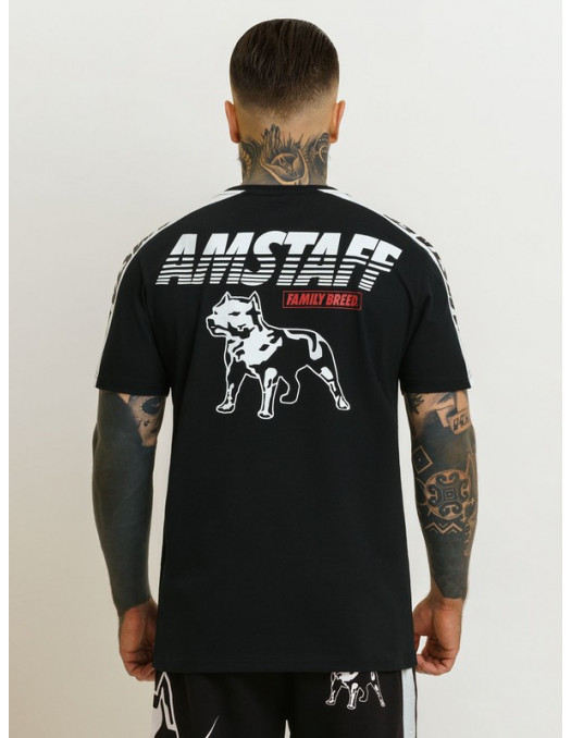 Logo Dog T-Shirt Black by Amstaff