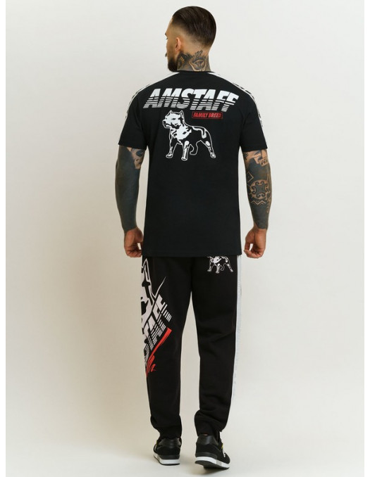 Logo Dog T-Shirt Black by Amstaff