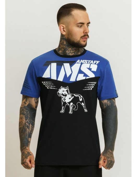 Sporty Logo T-Shirt BlackNBlue by...