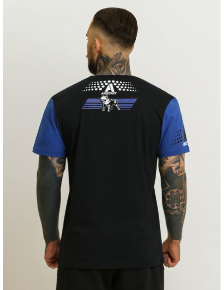 Sporty Logo T-Shirt BlackNBlue by Amstaff