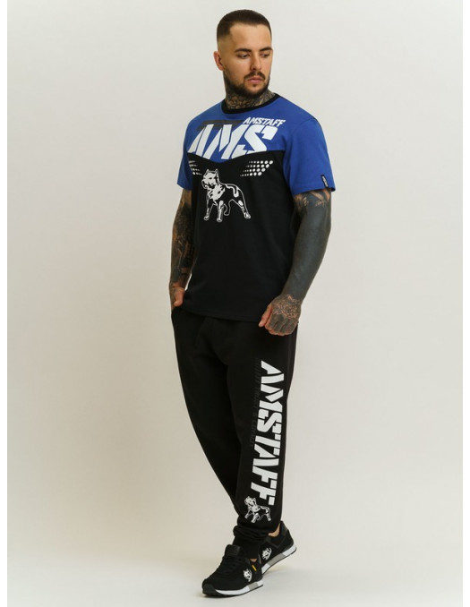 Sporty Logo T-Shirt BlackNBlue by...