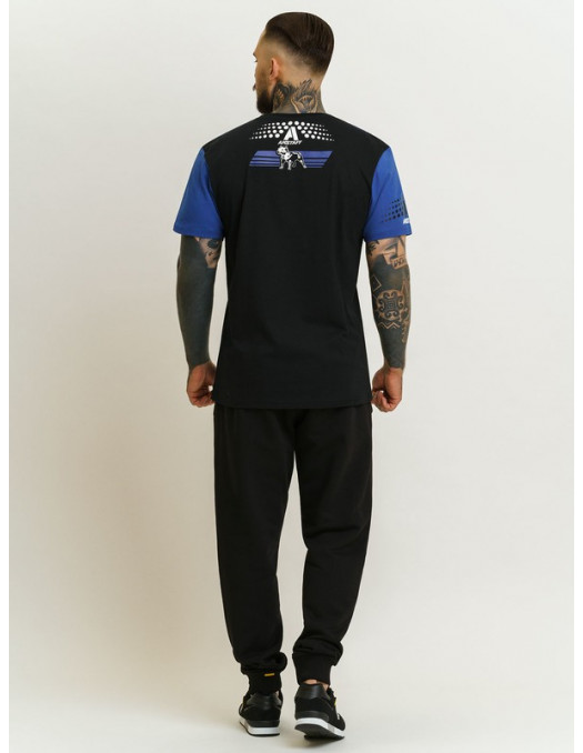 Sporty Logo T-Shirt BlackNBlue by...