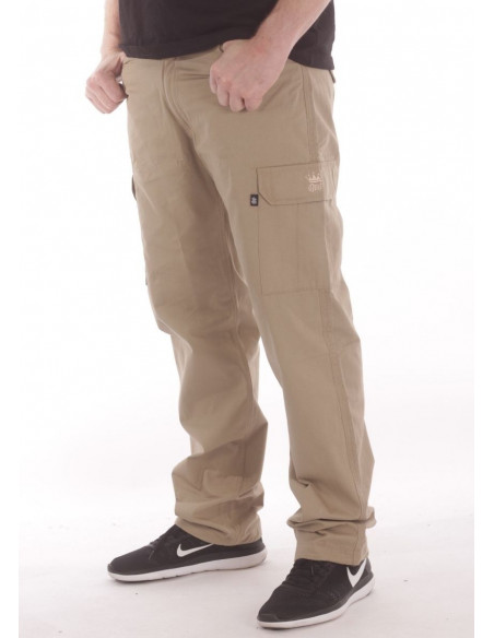 BSAT Regular Fit Combat Cargo Pants Beige