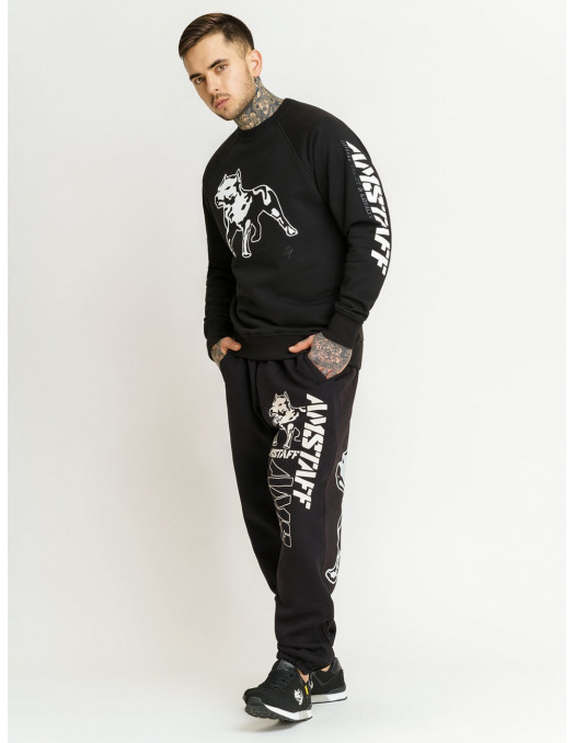 Amstaff Sweatpants Dog and BrandLogo...