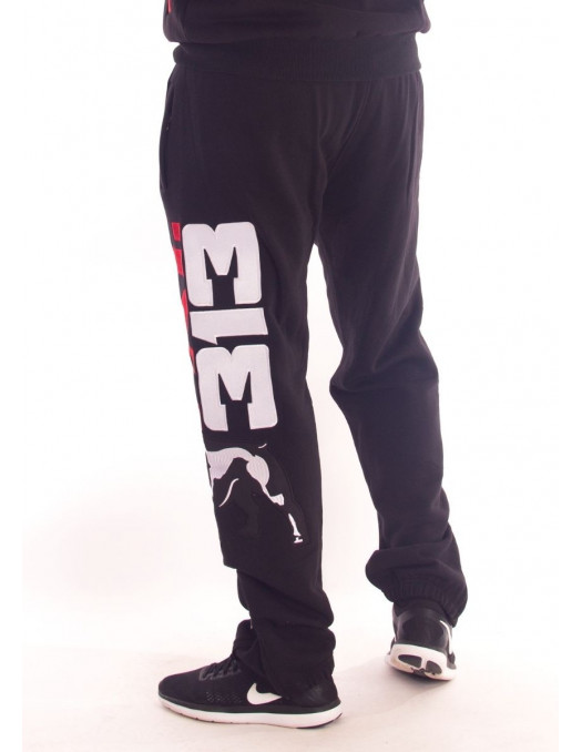 FAT313 Legend Sweatpants Black RedNWhite