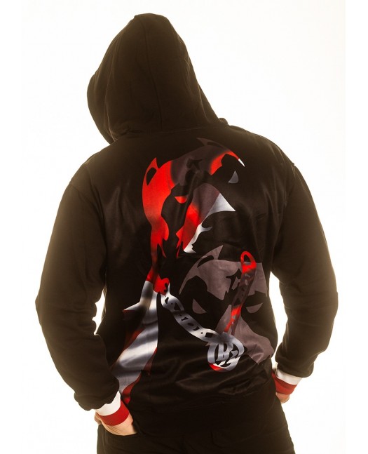 Pitbos DK Legacy ZipHoodie Black