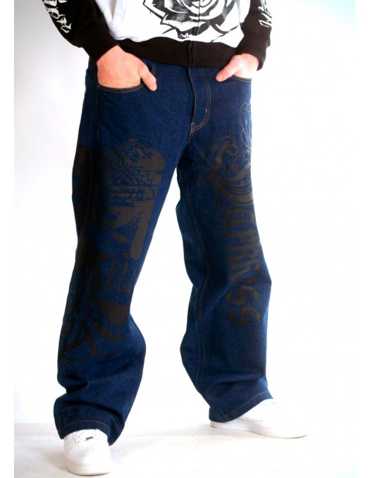 Darkness Street Art Jeans Baggy by BSAT