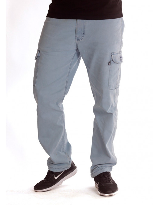 Denim Cargo Pants Light Blue by BSAT