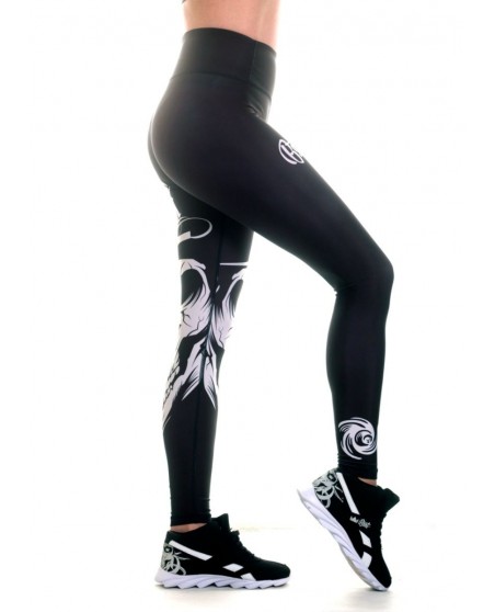 Cali Skull Leggings Black by BSAT