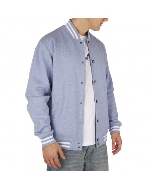 Townz Melange College Jacket Sky