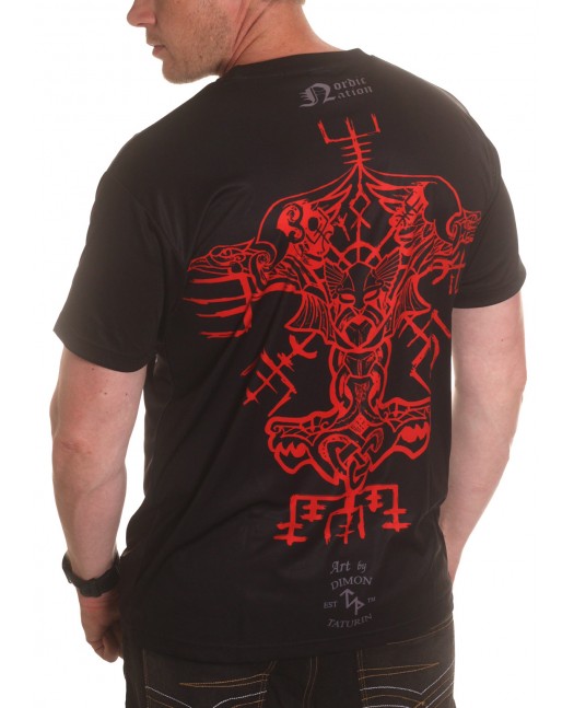 Norse Myth T-Shirt Black by Nordic...