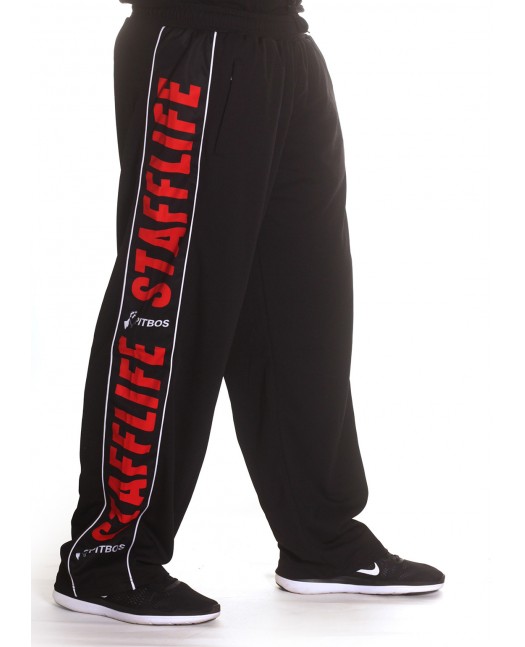 Pitbos Stafflife Mesh Pants BlackNRed