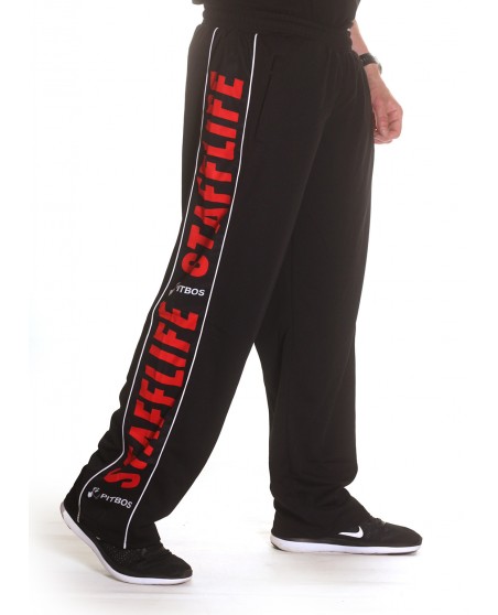 Pitbos Stafflife Mesh Pants BlackNRed