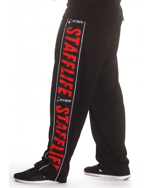 Pitbos Stafflife Mesh Pants BlackNRed