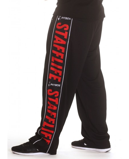 Pitbos Stafflife Mesh Pants BlackNRed