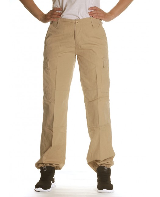 Woman Cargo Pants Beige by Tech Wear