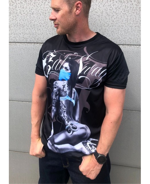 Chica Cali Swag T-Shirt Black by BSAT