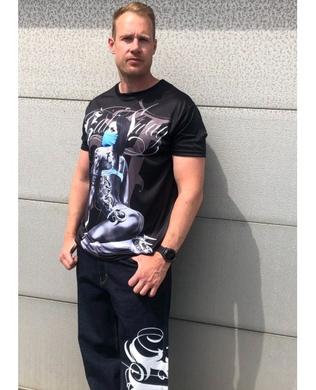 Chica Cali Swag T-Shirt Black by BSAT