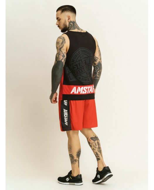 Amstaff Mesh Short RedNBlack