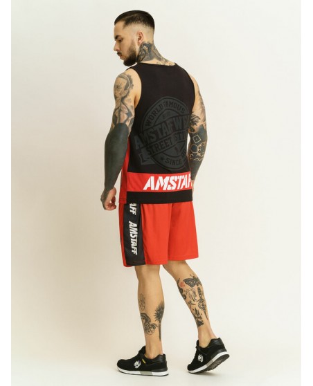 Amstaff Mesh Short RedNBlack