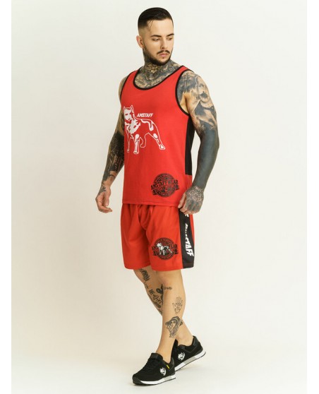 Amstaff Mesh Short RedNBlack