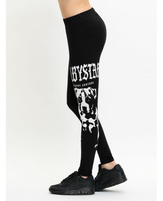 Puppy Couture Leggings BlackNWhite