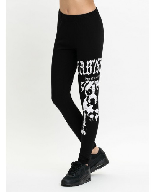 Puppy Couture Leggings BlackNWhite