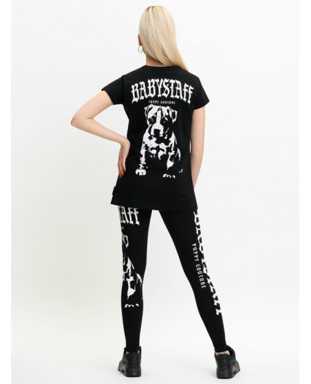 Puppy Couture Leggings BlackNWhite