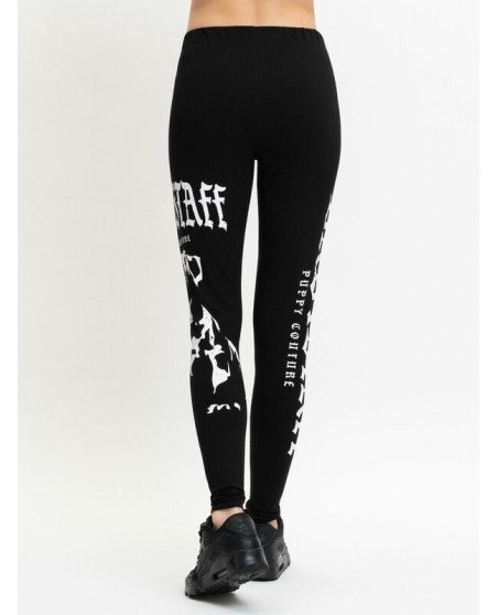 Puppy Couture Leggings BlackNWhite