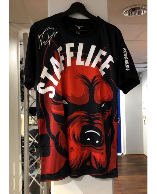 StaffLife No Pain Dog T-Shirt by Pitbos