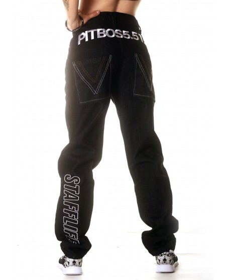 StaffLife Jeans BlackNWhite by Pitbos