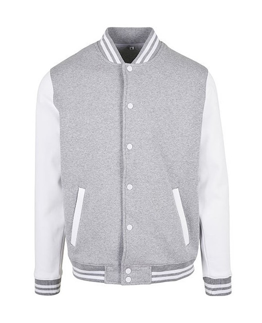 College Jacket GreyNWhite