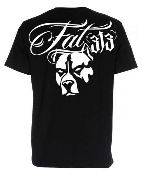 Script Dog T-shirt Black by FAT313 *PreOrder*
