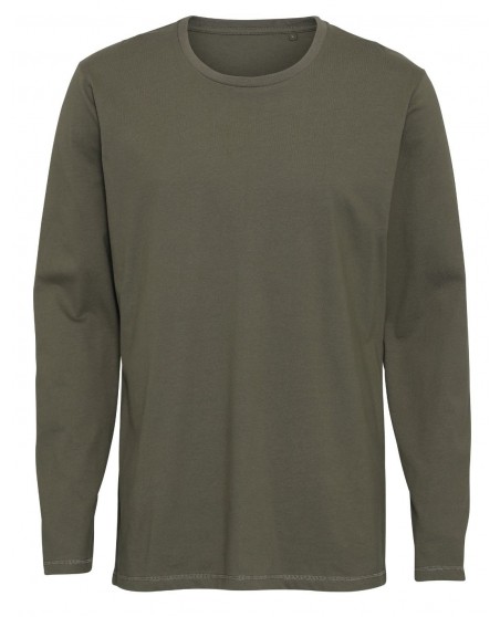 Regular L/S T-Shirt Organic Cotton Army Green